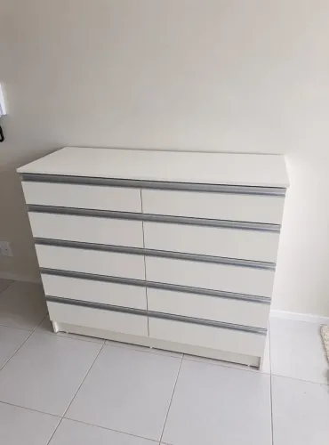Cômoda com 10 Gavetas em 100%MDF
