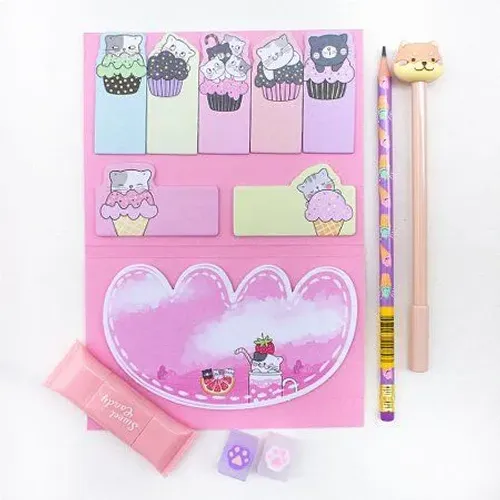 Kit folha de papeis fofinhos