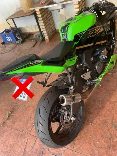 Zx6 batida 