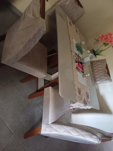 Mesa retangular para sala