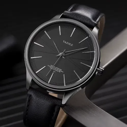 Relógio Preto Masculino Social Elegante