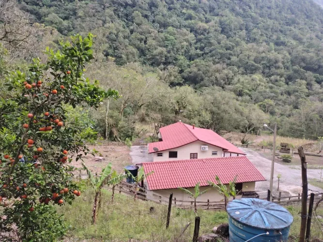 Sítio com casa imobilizada