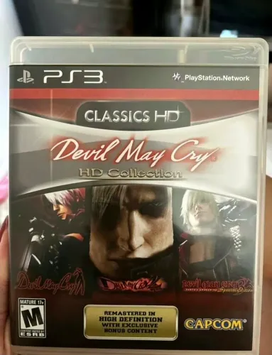 Jogo ps3 devil may cry hd collection - classics