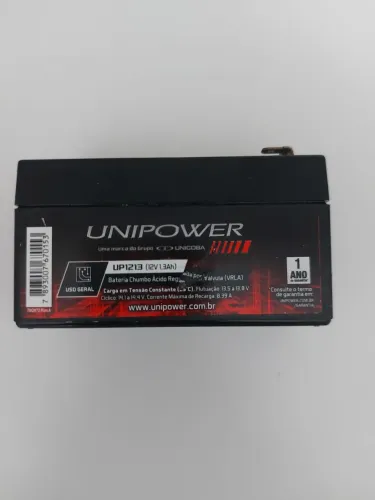 Bateria recarregável 12V 1.3Ah up 1213 unipower