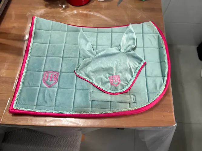 Conjunto de prova turquesa e rosa HB