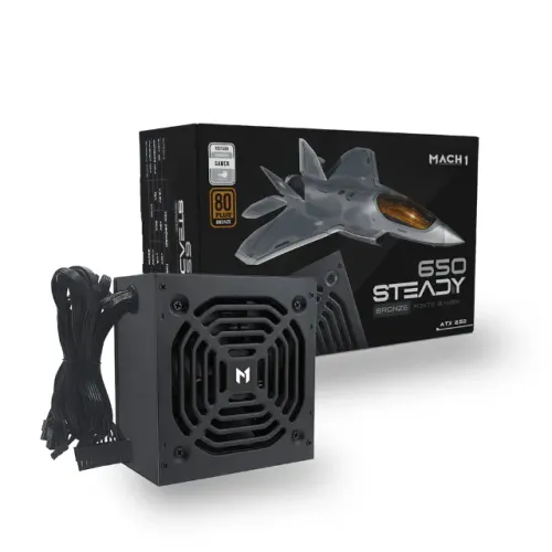 Fonte de Alimentação Mach1 Steady 650W 80Plus Bronze PFC Ativo