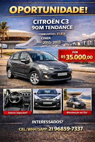 Citroen C3 Tendance 1.5 Flex 8V 5P Mec. 2013