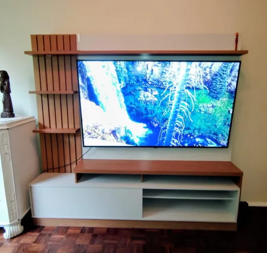 Rack com painel tv 65"