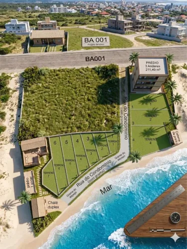 Terreno na praia condomínio praia dos milagres em Ilhéus bairro Olivença