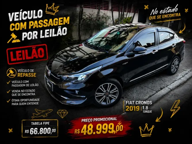 Fiat Cronos Precision 1.8 16V Flex Mec. 2019