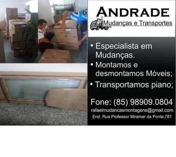 Mudança com montador *