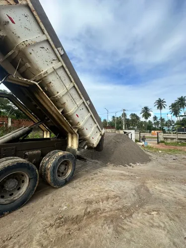 Areia lavada para construção ótima qualidade 