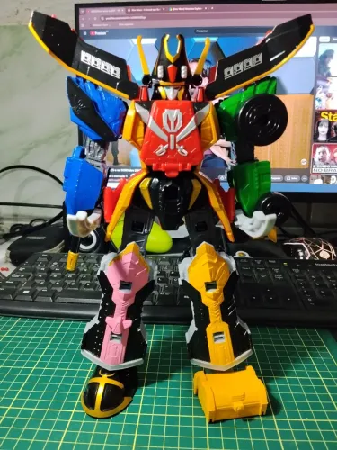 Megazord power ranger super megaforce gokaiger
