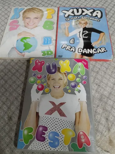 Kit 3 Dvds Xuxa 