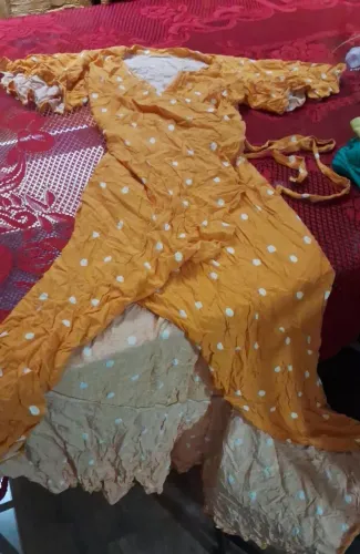 Vestido traspassado