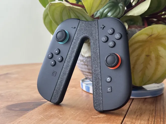 Suporte para Controles Nintendo Switch Joy-Con de Mesa Gamer