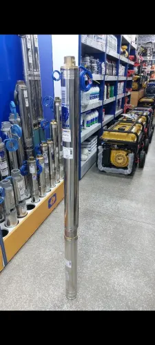 BOMBA SUBMERSA 1,5CV PALITO 127/220V COM PAINEL LEAO