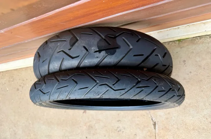 Kit 2 Pneus Moto Pirelli Scorpion Trail 2 - 90% de borracha