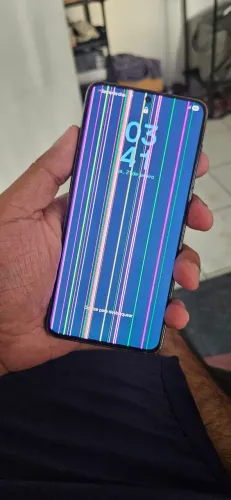 S21 com problema no display