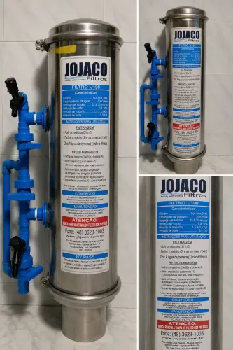 Filtro Central de Água JOJACO J190 Inox Residencial/Poço Artesiano