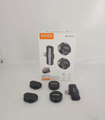 Microfone Lapela Kaidi KMF4-C
