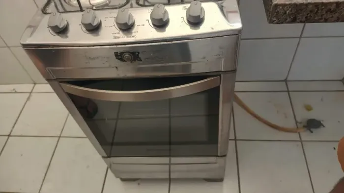 Fogão Brastemp 4 Bocas Inox - Funcionando Perfeitamente