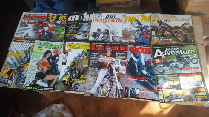 12 revistas de motos - adventure, motus,extreme , super moto e outras