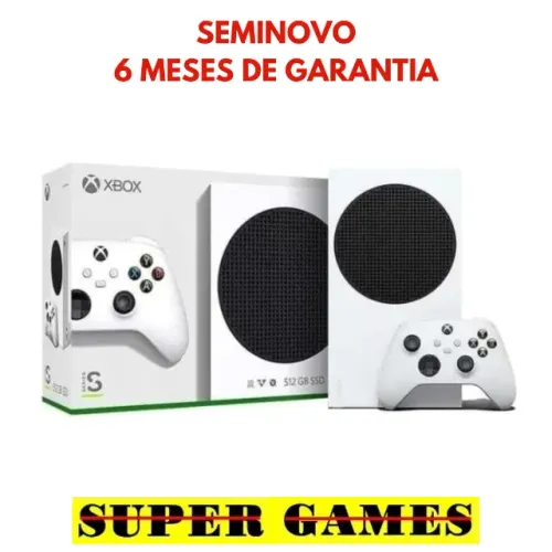 Xbox Series S (impecável). Avaliamos Troca. Loja física desde 2004, próximo ao Metrô.