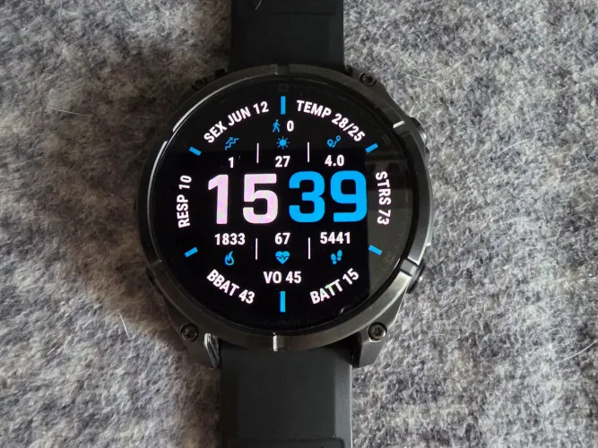 RELÓGIO GARMIN FENIX 8 47mm SAFIRA AMOLED versão mais top da Garmin