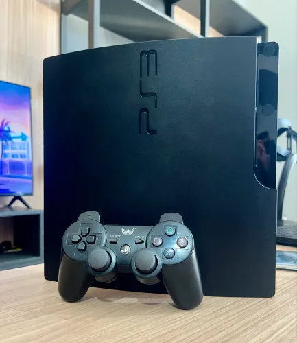 Ps3 Slim 500gb | 3 Jogos | Desbloqueado | PlayStation 3