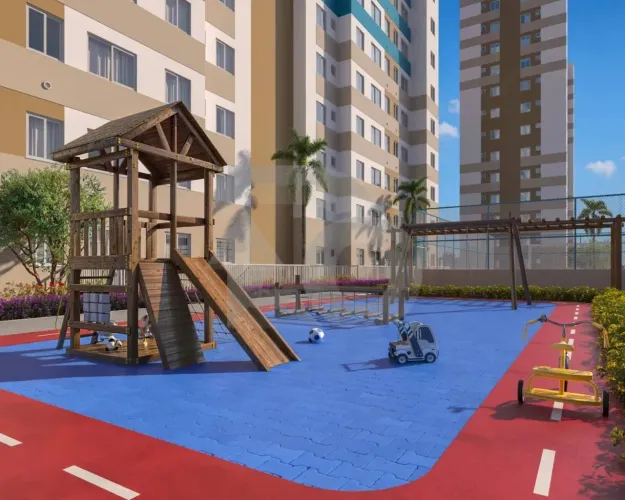 Flor de Lótus Mais Viver  Apartamentos de 42m² a 67m² com 1 Vaga de Garagem