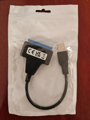 Cabo sata p/ USB p/ ssd ou HD 2,5"