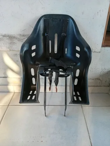 Cadeirinha e bagageiro de bicicleta