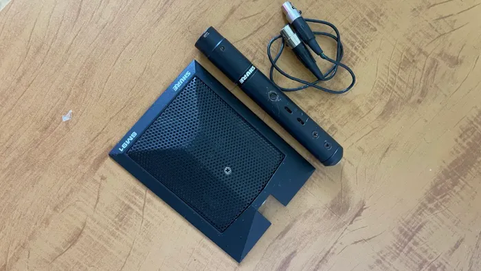 Microfone Shure SM91 + Preamp ILP-1 Made in USA usados Bumbo Piano Palco