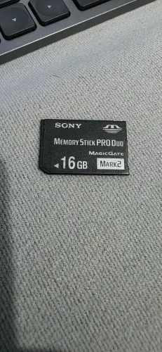 Cartão de Memoria Memory Stick Pro Duo 16GB Usado