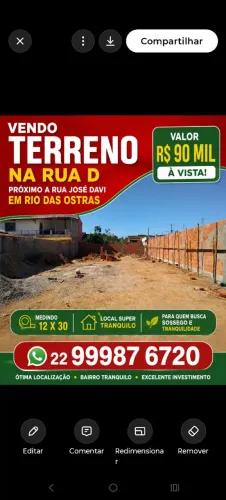 Terreno Em Rio das Ostras RJ