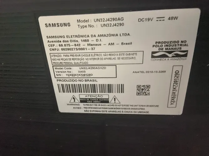 ? TV Samsung 32? LED - Modelo UN32J4290 - Funcionando Perfeitamente