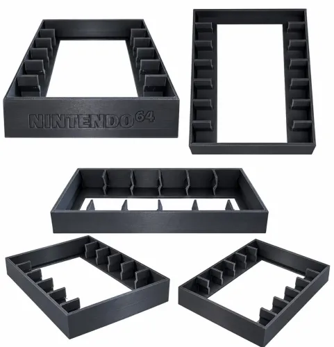 Organizador para 6 Cartuchos Nintendo 64 N64 - Expositor Gamer