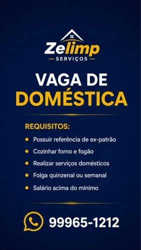 Vaga de doméstica