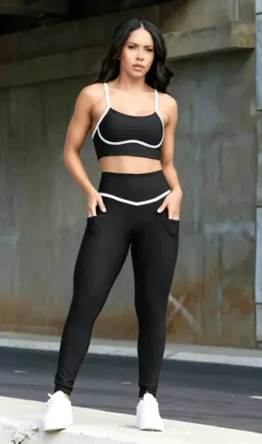 CONJUNTO FITNESS - CALÇA + TOP