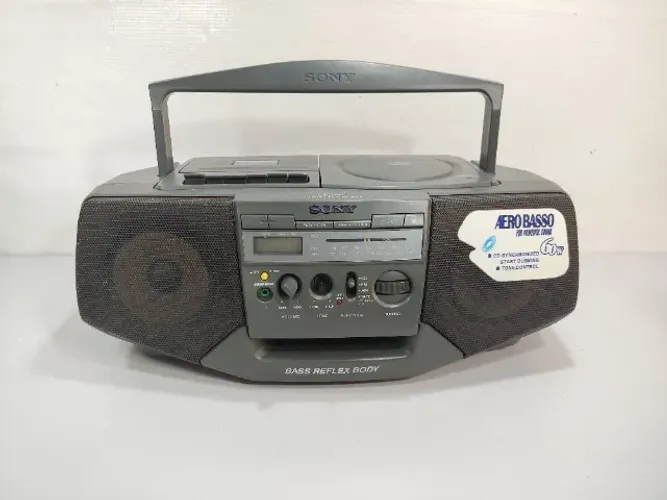 Com Defeito LEIA Descrição - Radio 3x1 Portátil Sony Cfd-v15 A7e (Usado)