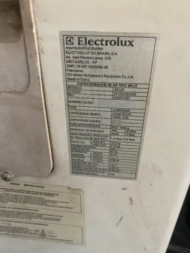 Ar condicionado Electrolux 12000BTU