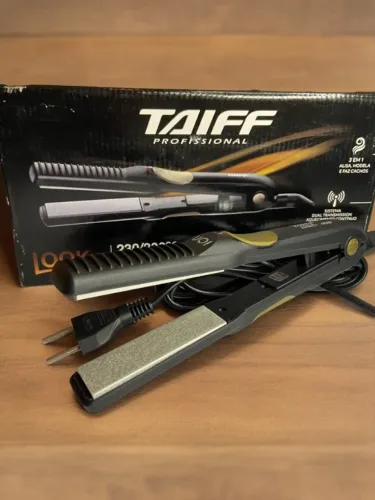 Chapinha Prancha Chapa Diamante Look 200230° Preta - Taiff an6