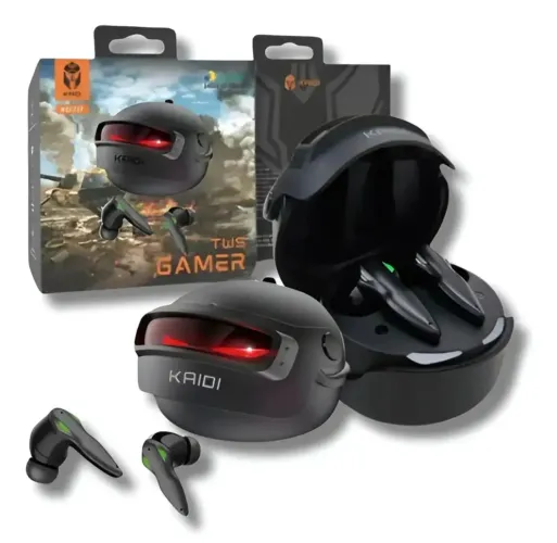 Fone gamer bluetooth kaidi KD 777 proteção ip64 lacrado na caixa