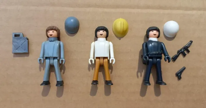Lote Brinquedos Antigos Tipo Playmobil