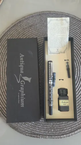 Caneta Tinteiro Antiga Antigina Gransignina - Colecionador