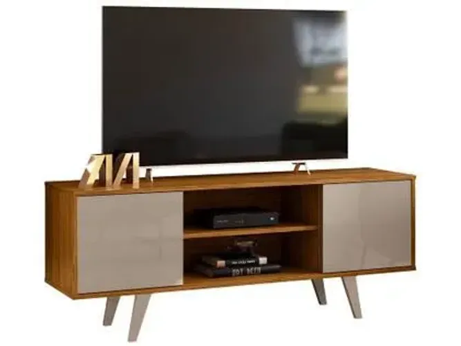 Rack estilo retro para tvs de ate 55 polegadas a pronta entrega