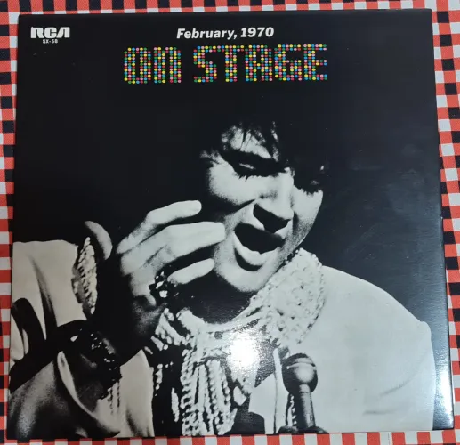 Lp Vinil Elvis Presley On Stage japão capa dupla impecável 