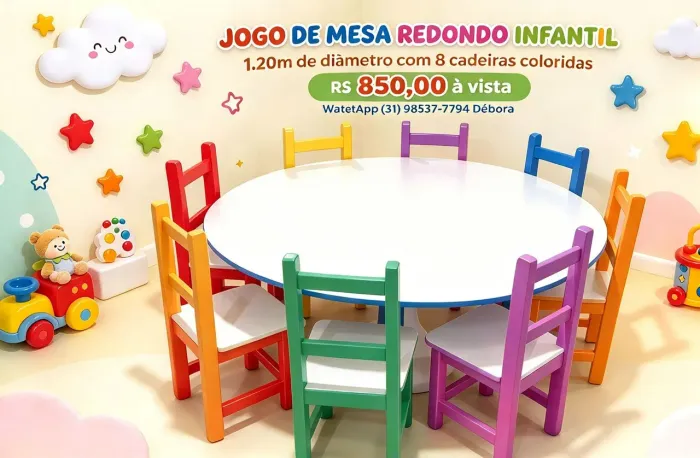 Jogo de mesa infantil 