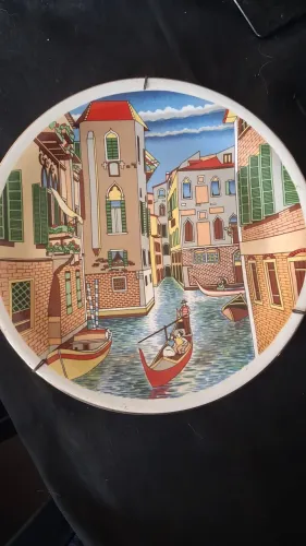 Pratos de porcelana coleção